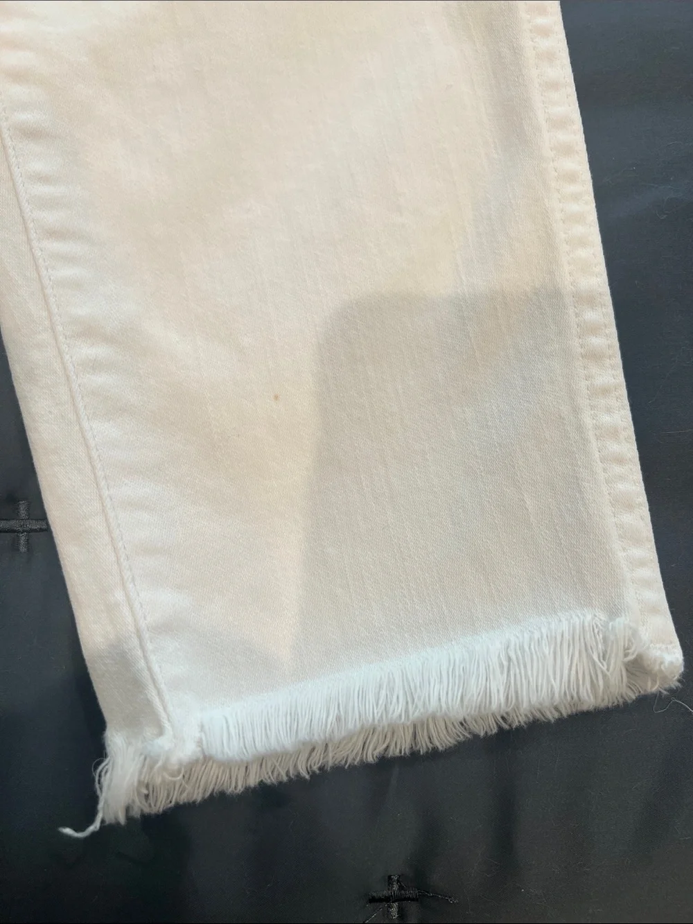 Madewell White High-Rise Skinny Crop Straight-Leg Jeans
